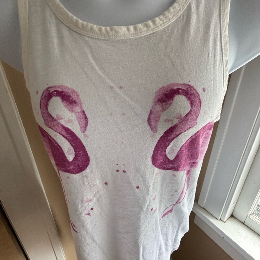 Lucky Brand Flamingo Print Tank Top - Picture 5 of 11
